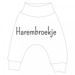 Harembroekje getekend